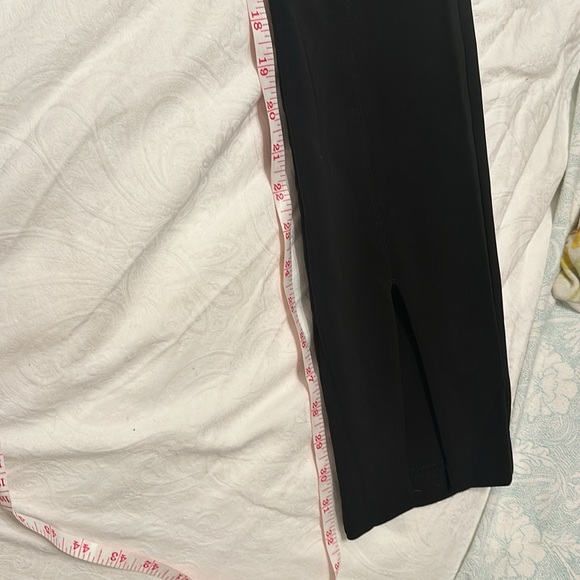 BLACK DRESS PANTS WITH FRONT SLITS - Picture 7 of 7